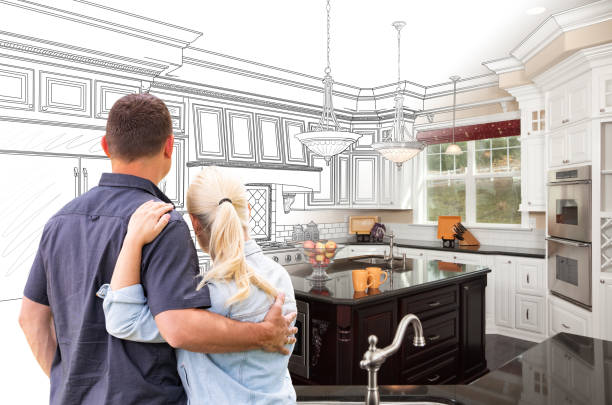 Custom kitchen cabinets installed in a Maple Grove home